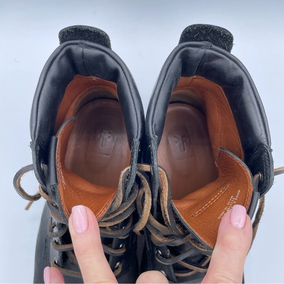 Frye Men’s Mid-Calf Boots Black 9 - Picture 13 of 16